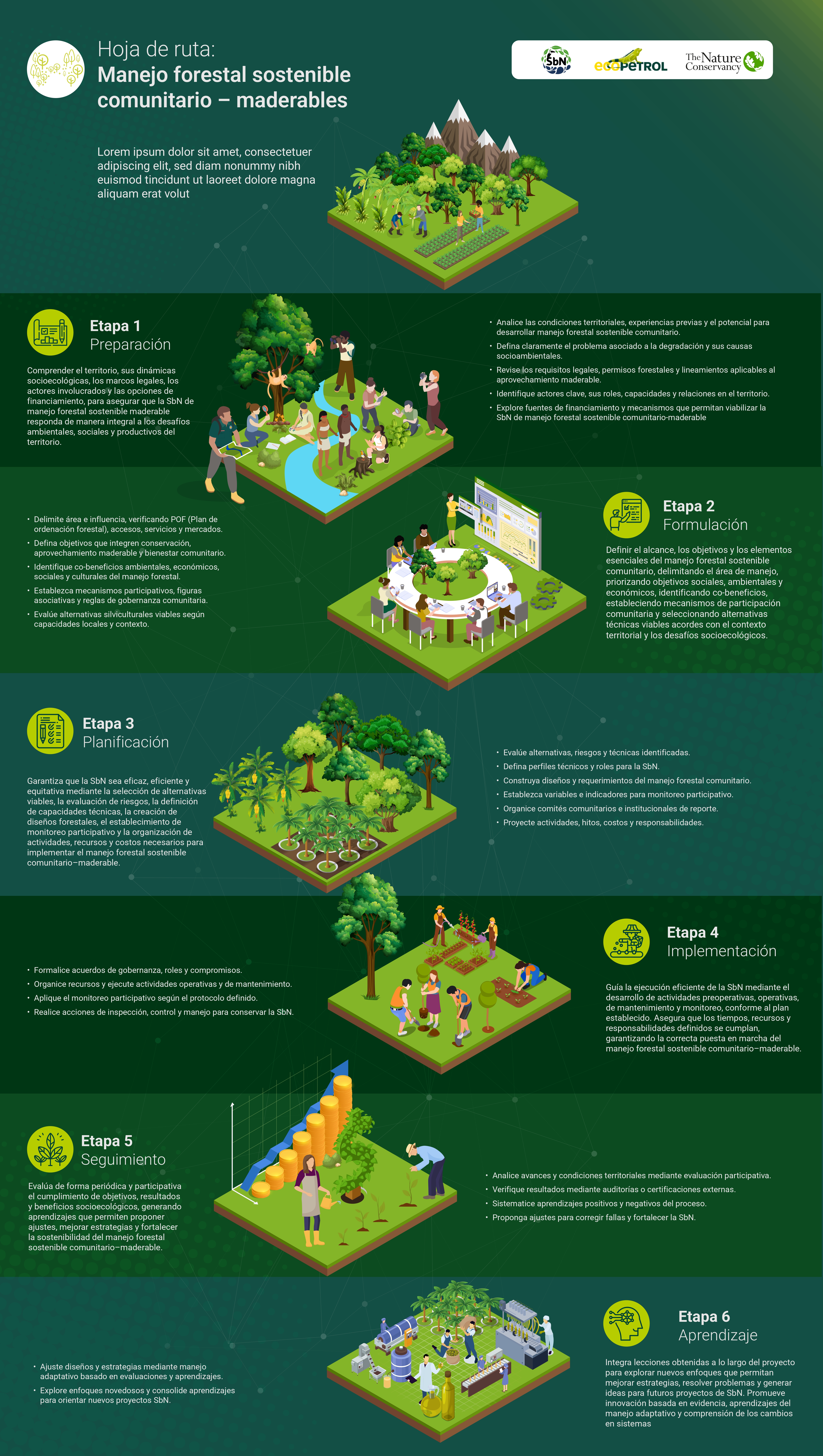Manejo forestal sostenible comunitario – maderables